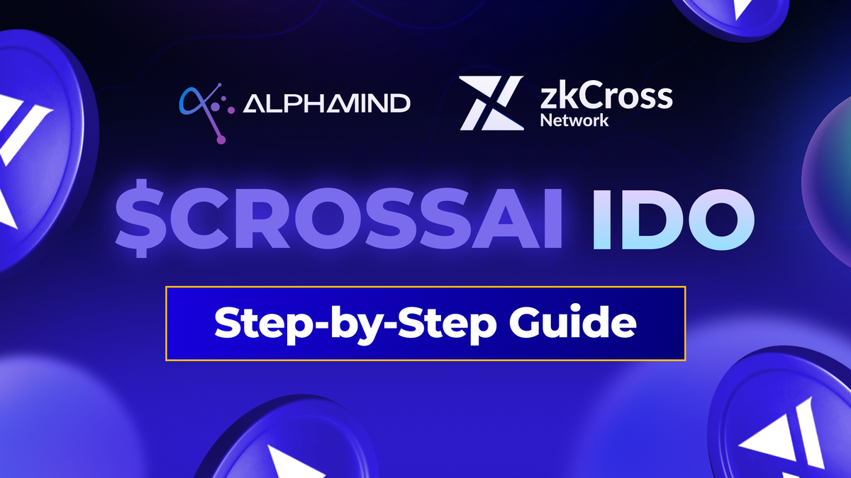 $CROSSAI IDO on AlphaMind: A Step-by-Step Guide to Participate