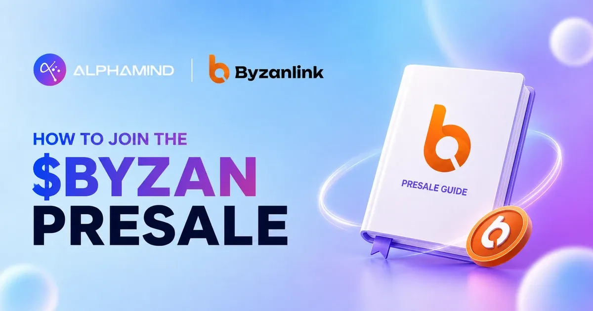 How to join the Byzanlink $BYZAN presale on AlphaMind step-by-step guide